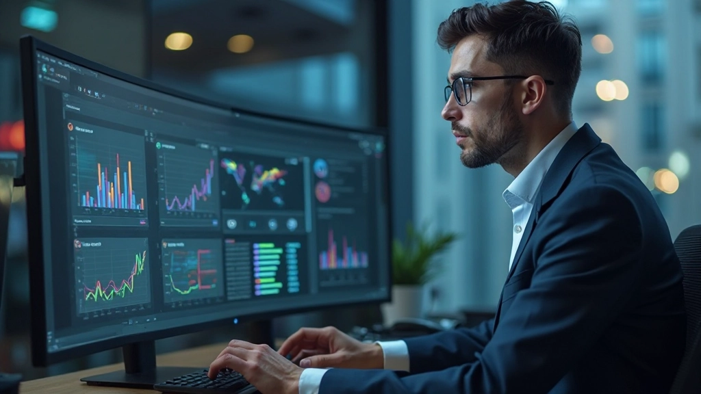 Аналитическая панель с графиками и диаграммами производительности