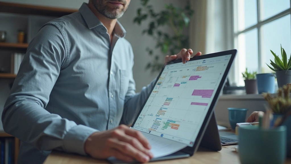 Профессионал организует расписание и приоритеты в цифровом календаре